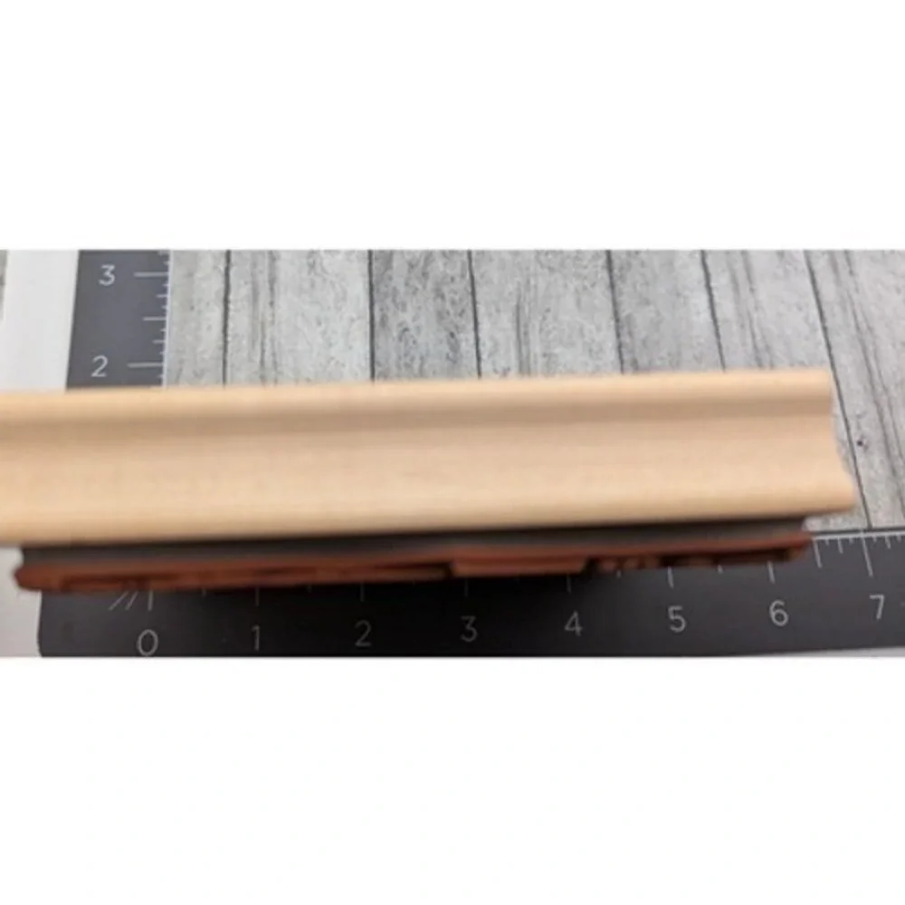 Club Scrap Home Warms The Heart 2003 Rubber Stamp Wood #D28